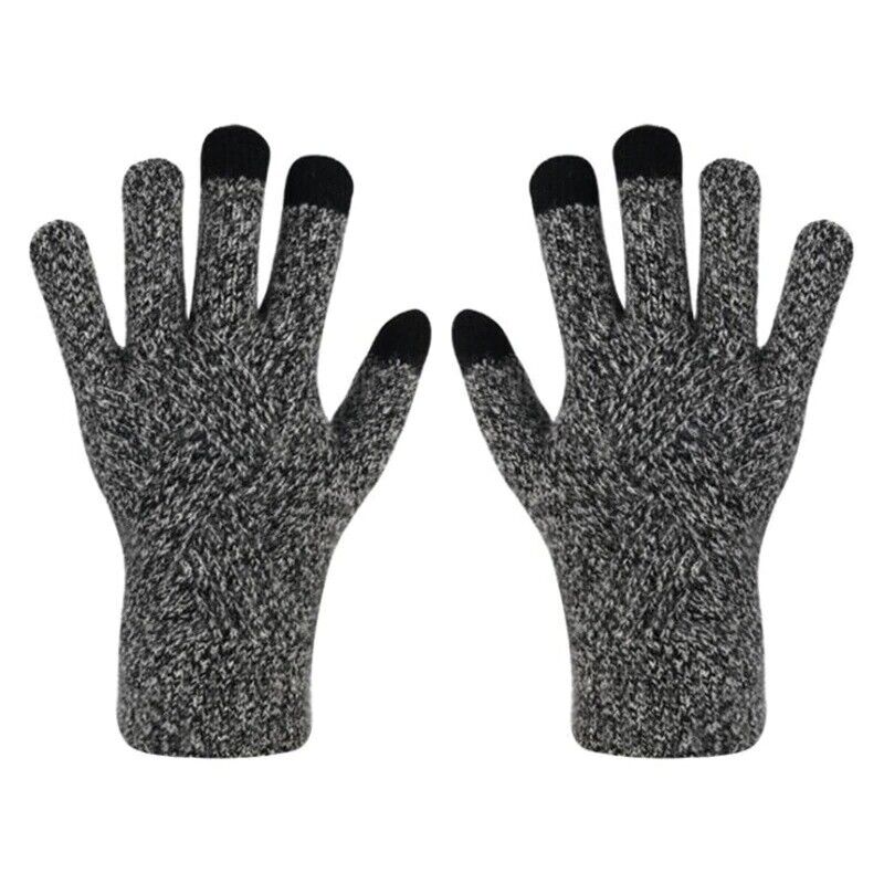 Wanda | Gestrickte Handschuhe aus Baumwolle und Wolle