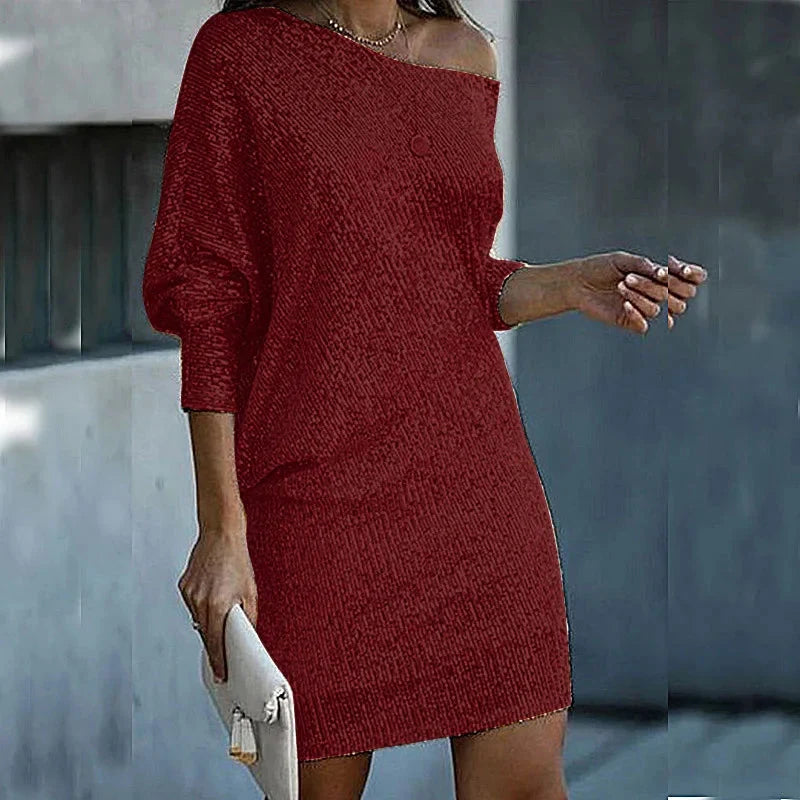 Gesine | Strickkleid mit strukturierter Oberfläche