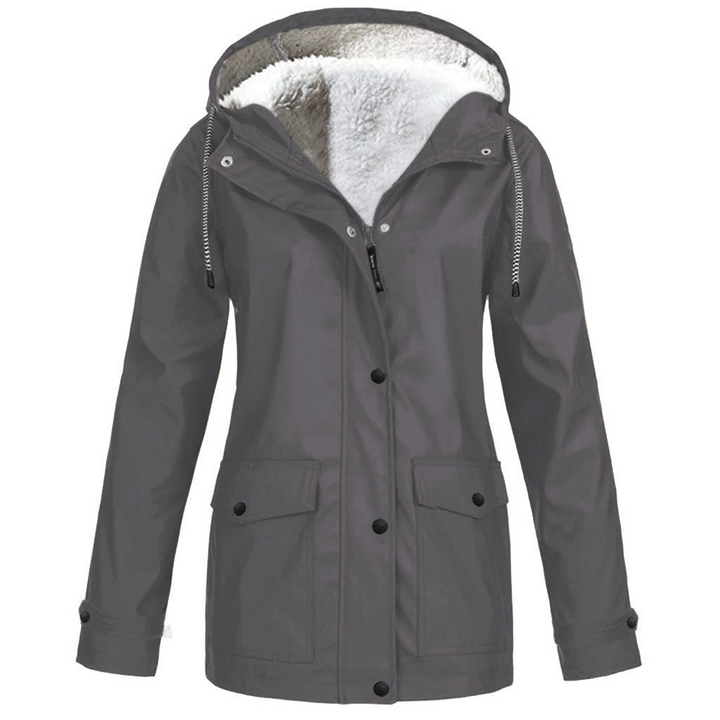 Wiebke | Regenjacke mit Teddyfutter