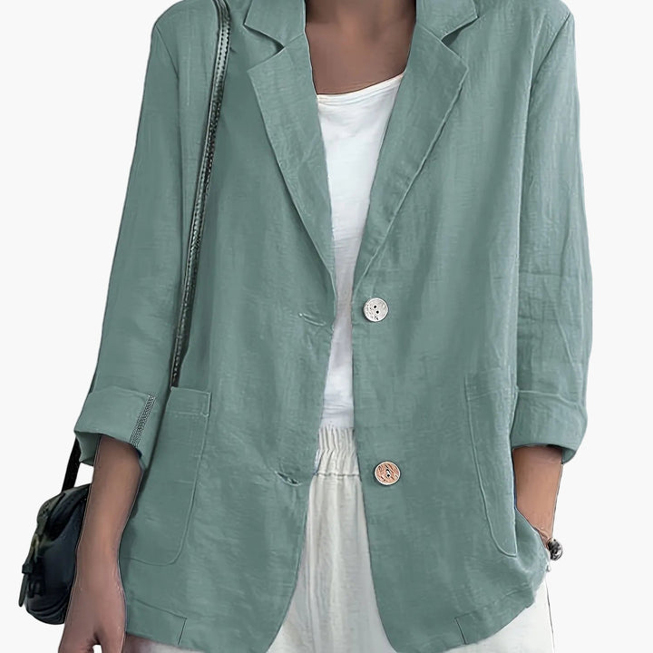 Birgit | Lockerer Blazer mit Krempelärmeln