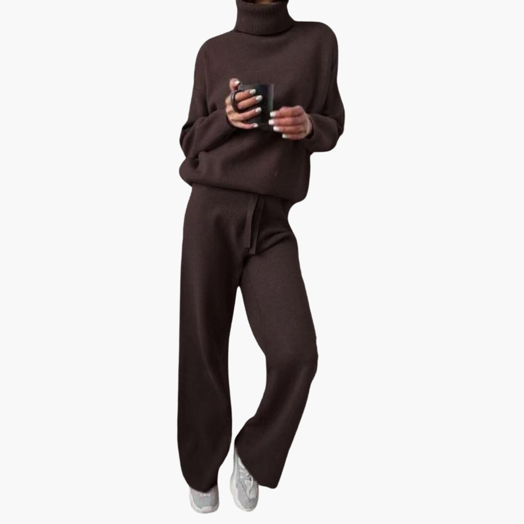 Rosi | Minimalistisches Strick-Set mit weitem Bein