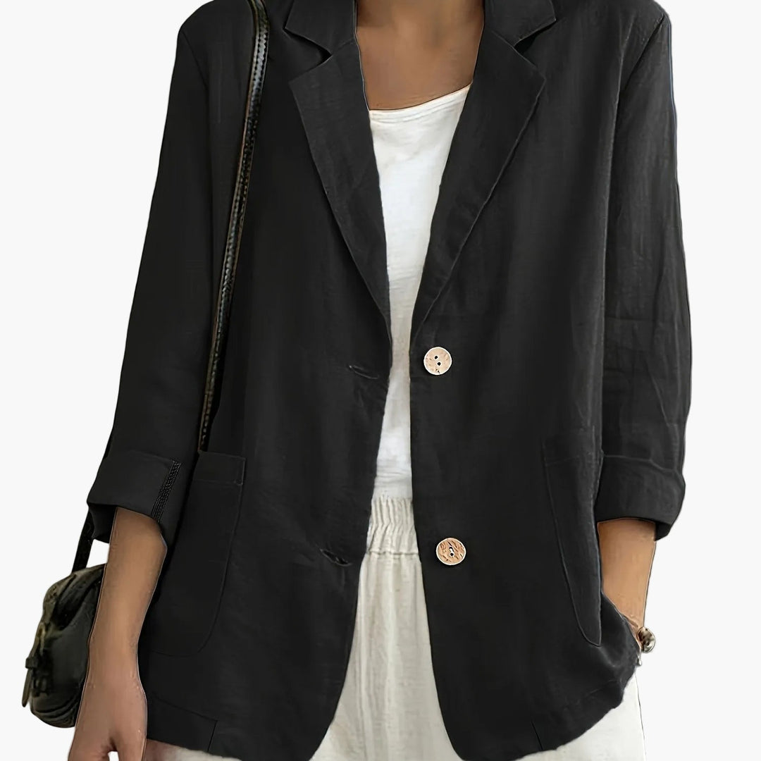 Birgit | Lockerer Blazer mit Krempelärmeln