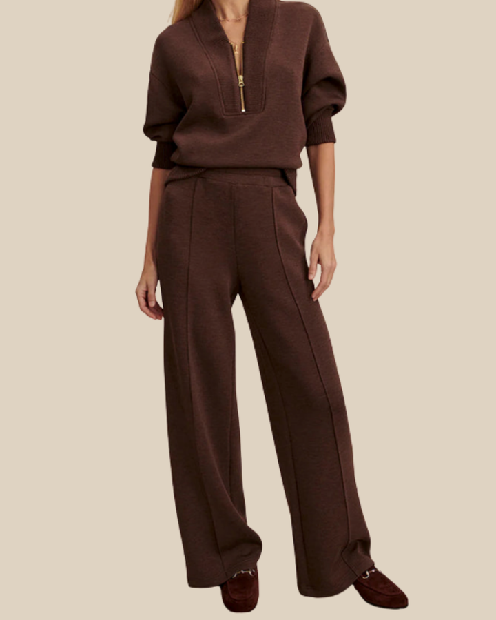 Jorina | Strick-Set mit Quarter-Zip