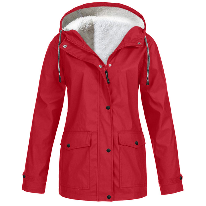 Wiebke | Regenjacke mit Teddyfutter