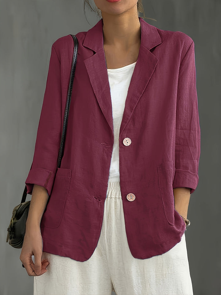 Birgit | Lockerer Blazer mit Krempelärmeln