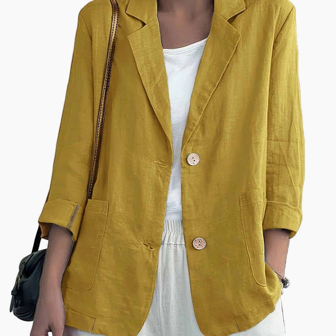 Birgit | Lockerer Blazer mit Krempelärmeln