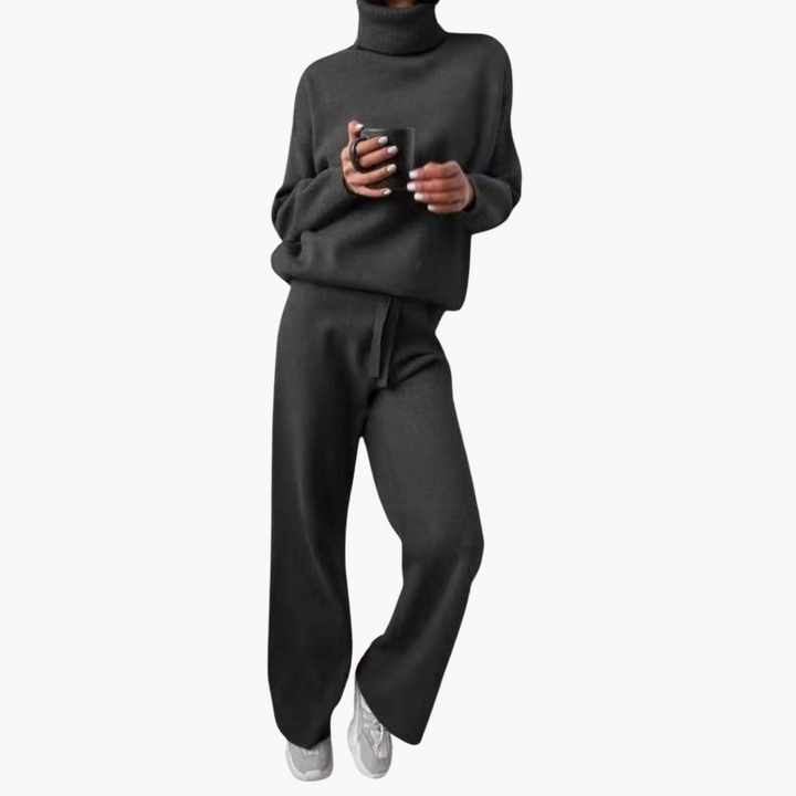 Rosi | Minimalistisches Strick-Set mit weitem Bein