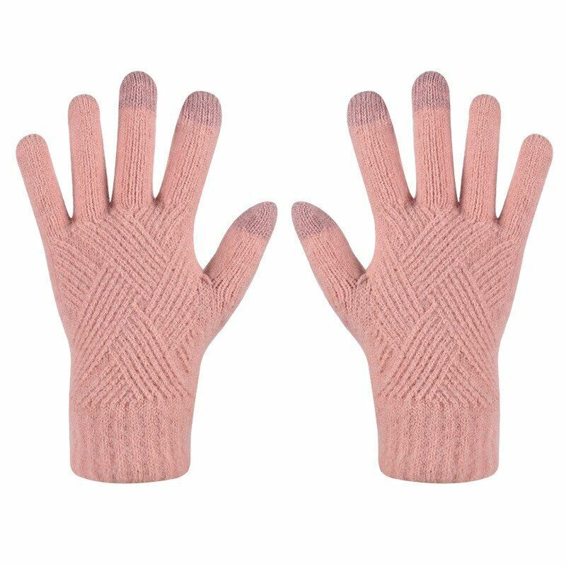 Wanda | Gestrickte Handschuhe aus Baumwolle und Wolle