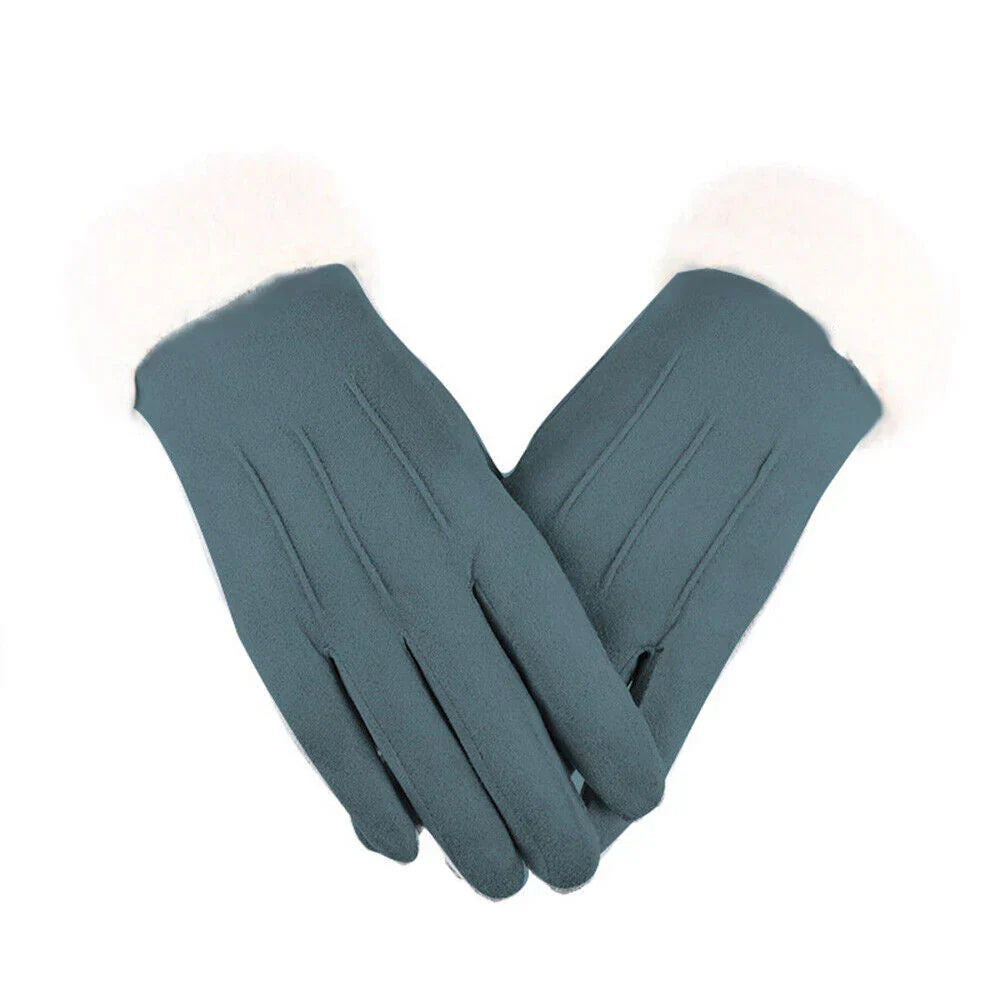 Sibylle | Handschuhe mit Kunstpelzfutter