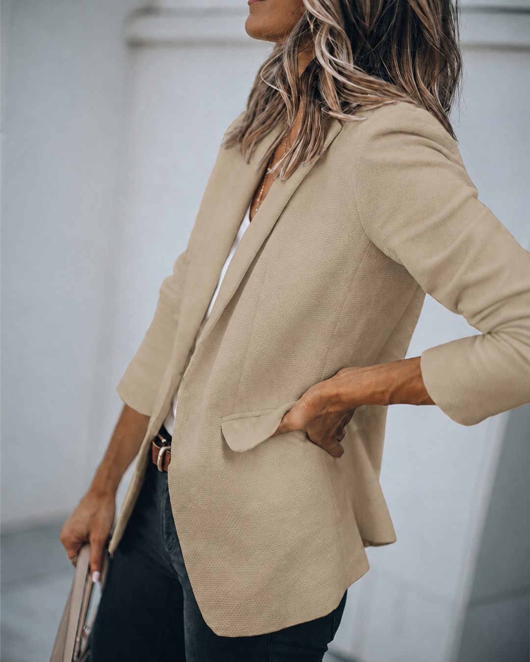 Gudrun | Taillierter Blazer mit Pattentaschen