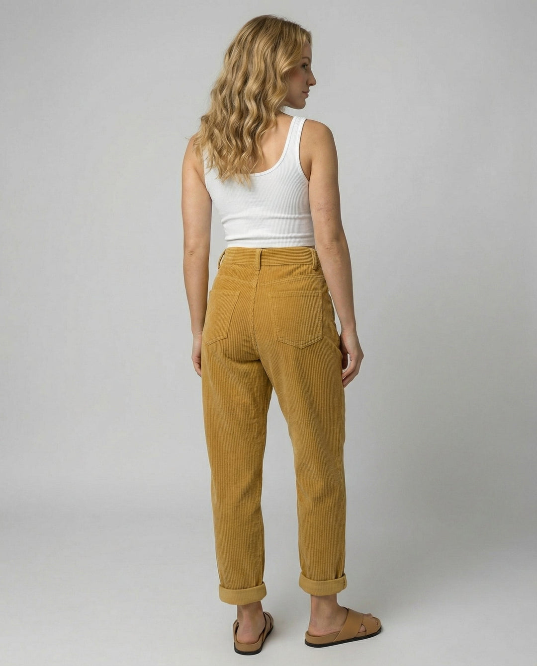 Gundula | Komfort-Cordhose mit hohem Bund und lässigem Schnitt