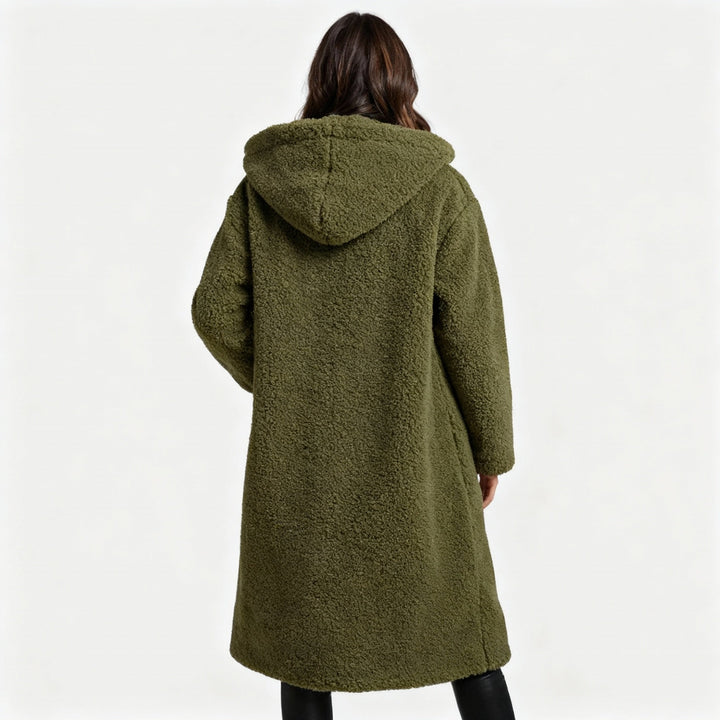 Mathilda | Oversize-Teddymantel mit Kapuze