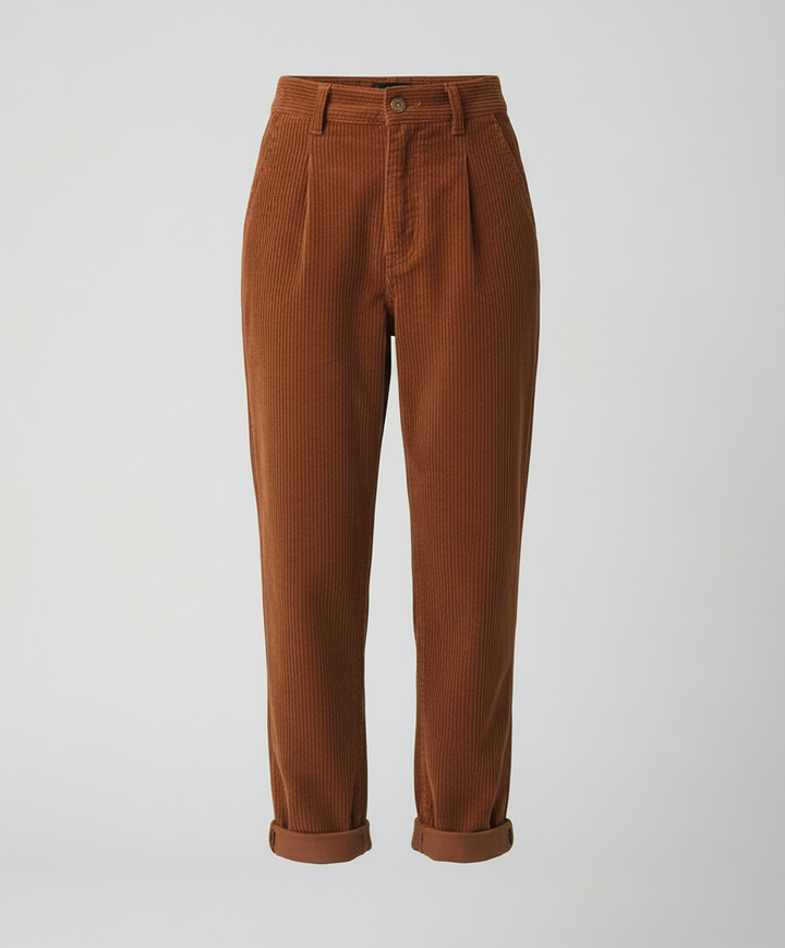 Gundula | Komfort-Cordhose mit hohem Bund und lässigem Schnitt
