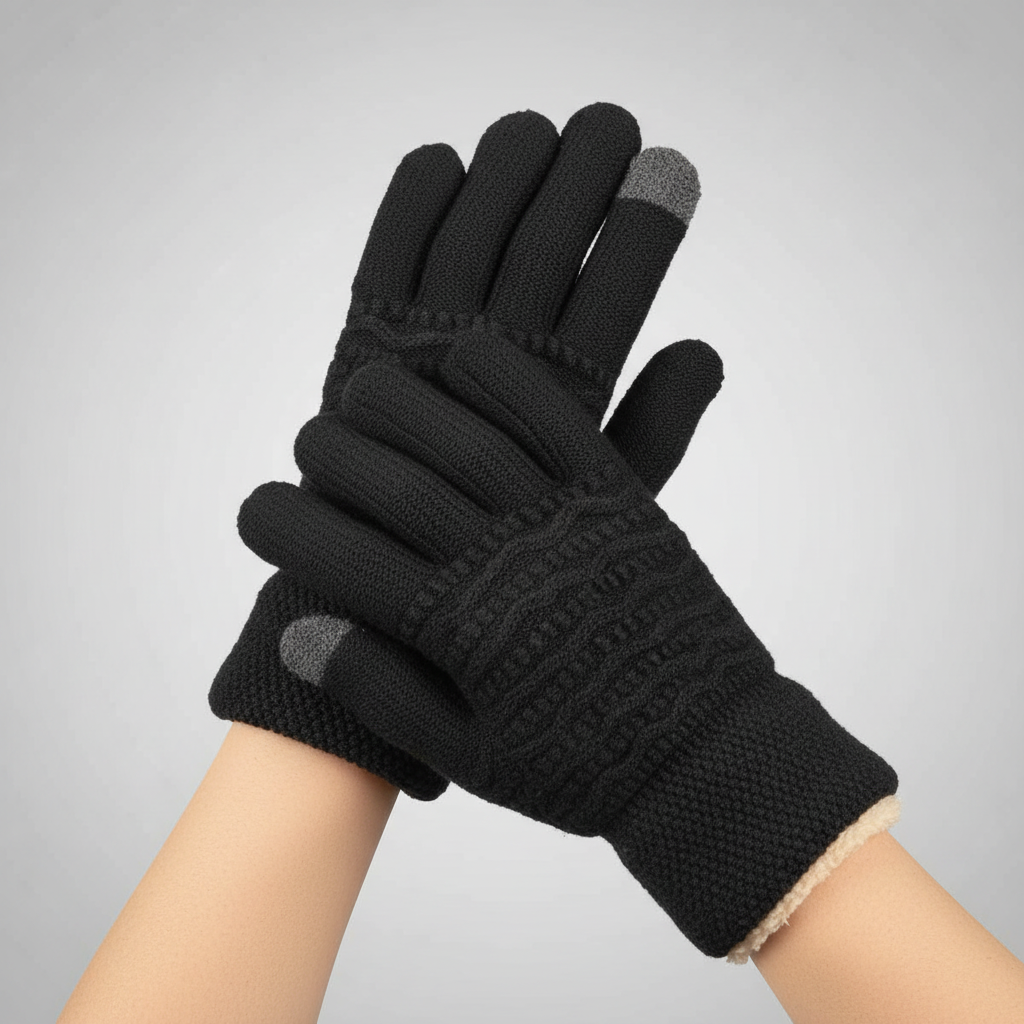 Odette | Touchscreen-Handschuhe mit Zopfmuster