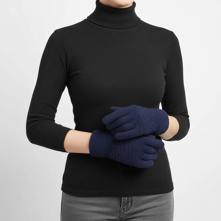 Odette | Touchscreen-Handschuhe mit Zopfmuster