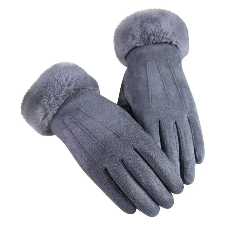 Sibylle | Handschuhe mit Kunstpelzfutter