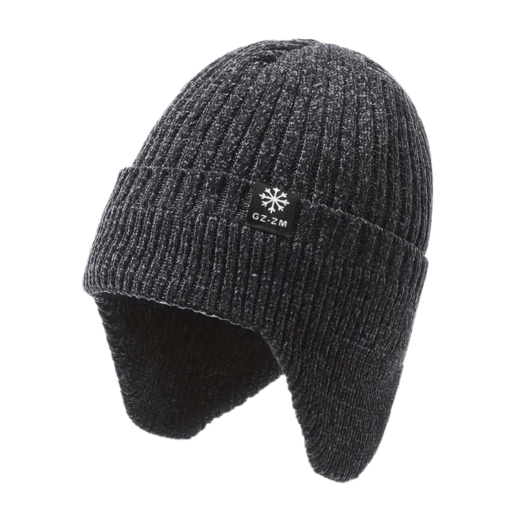 Sanna | Gefütterte Strickmütze mit Fleece und Ohrenschutz