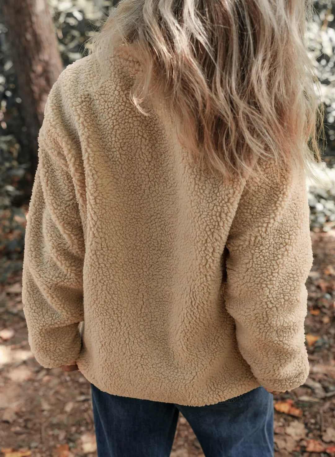 Heike | Teddyjacke mit Stehkragen