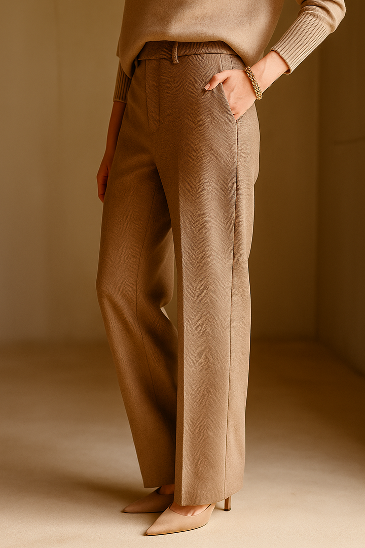 Xenia | Elegante Hose aus Wollmischung