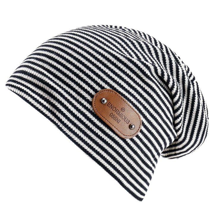 Tilda | Beanie mit Streifenmuster aus weichem Strick