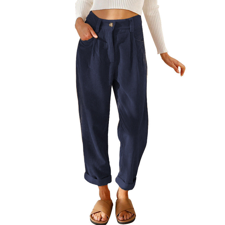 Dagmar | Lockere Cordhose mit elastischem Bund