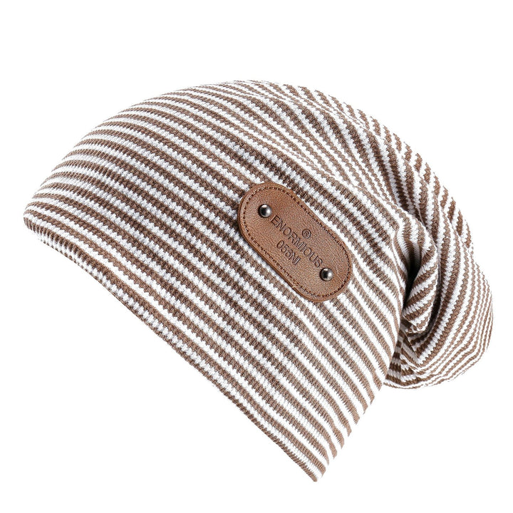 Tilda | Beanie mit Streifenmuster aus weichem Strick