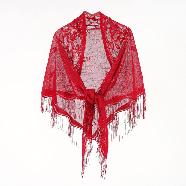 Odile | Chiffon-Schal mit Fransen