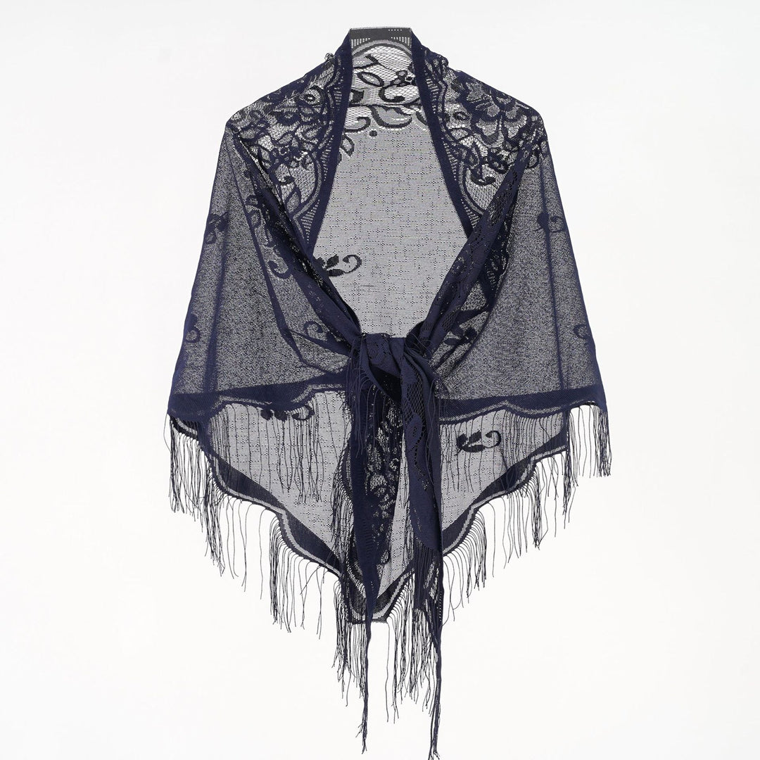 Odile | Chiffon-Schal mit Fransen