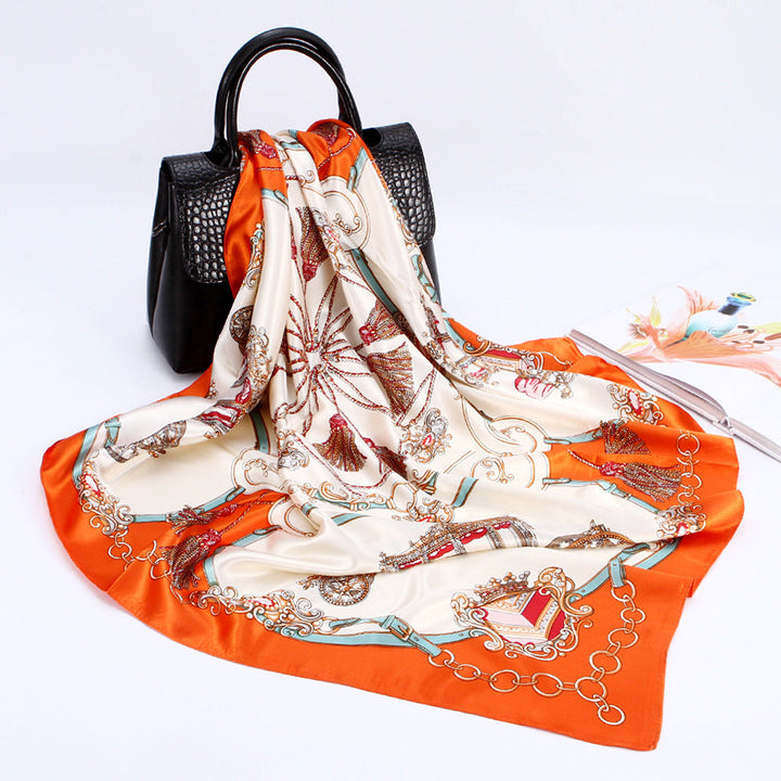 Mira | Seidenschal mit Barockmuster