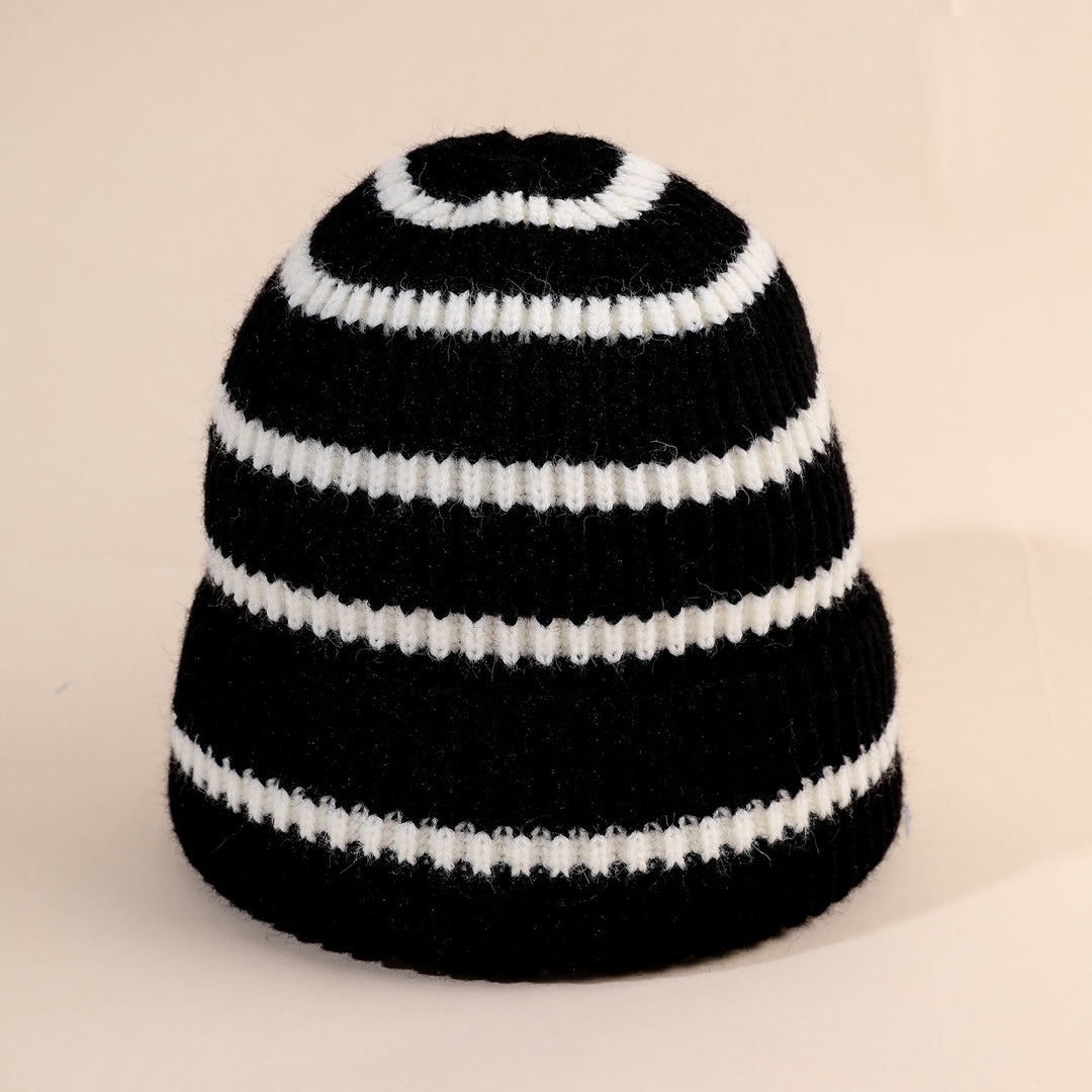 Rike | Gestreifte Beanie mit weichem Innenfutter