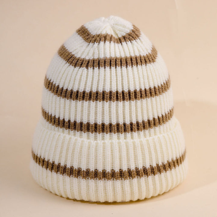 Rike | Gestreifte Beanie mit weichem Innenfutter