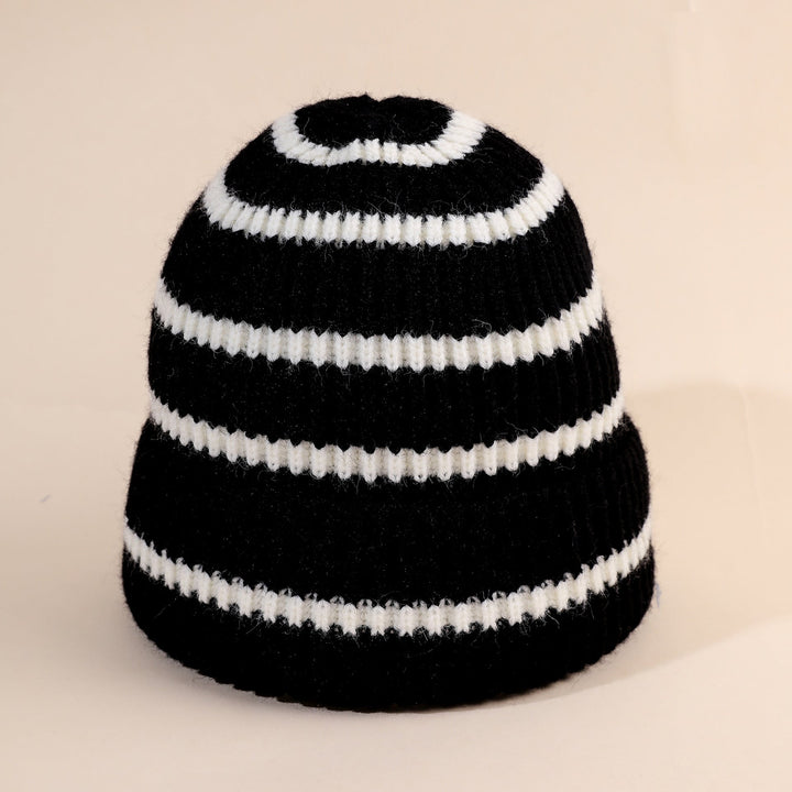 Rike | Gestreifte Beanie mit weichem Innenfutter