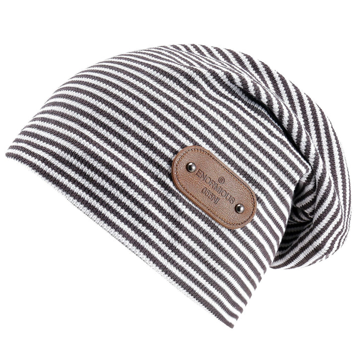 Tilda | Beanie mit Streifenmuster aus weichem Strick