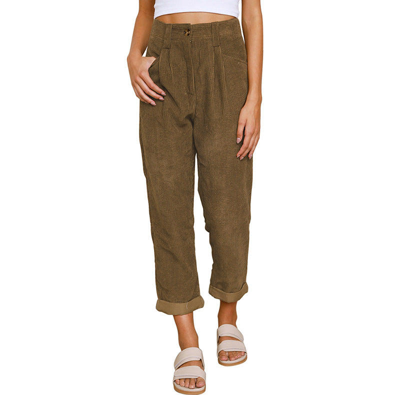 Dagmar | Lockere Cordhose mit elastischem Bund