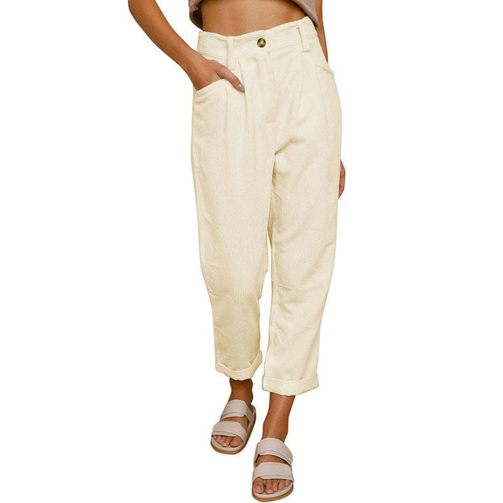 Dagmar | Lockere Cordhose mit elastischem Bund