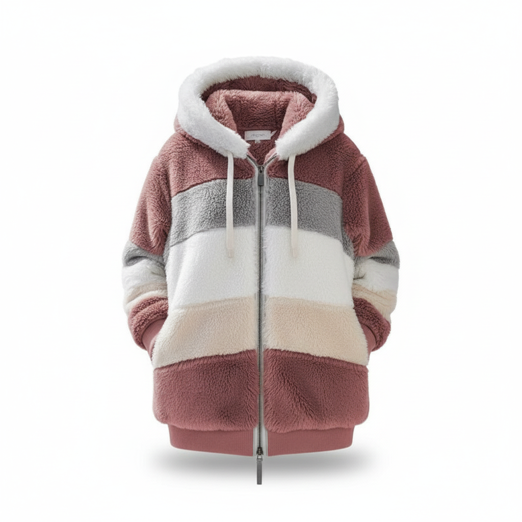 Mathilda | Oversized Weste mit Kapuze