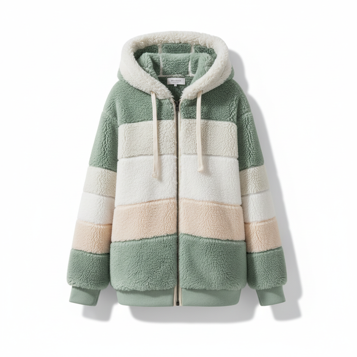 Mathilda | Oversized Weste mit Kapuze