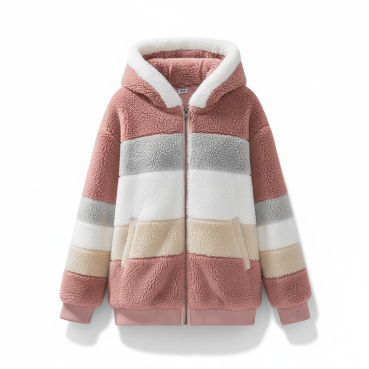 Mathilda | Oversized Weste mit Kapuze