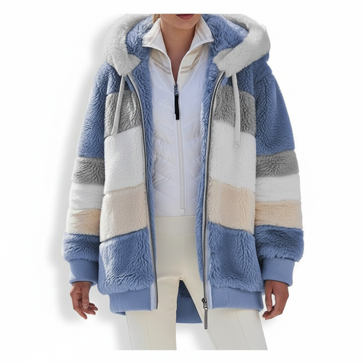 Mathilda | Oversized Weste mit Kapuze