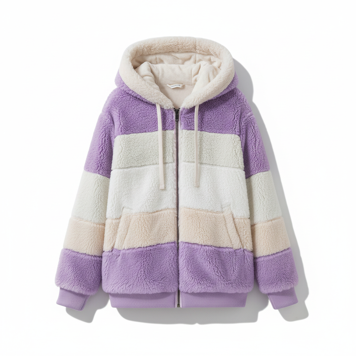 Mathilda | Oversized Weste mit Kapuze