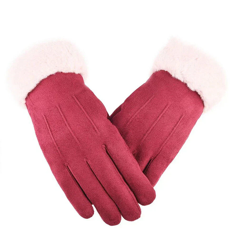 Sibylle | Handschuhe mit Kunstpelzfutter