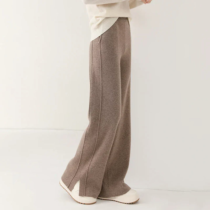 Yara | Gerade Hose aus Merinowolle