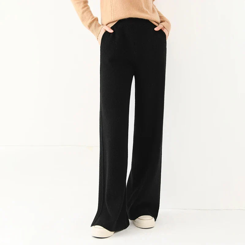 Yara | Gerade Hose aus Merinowolle