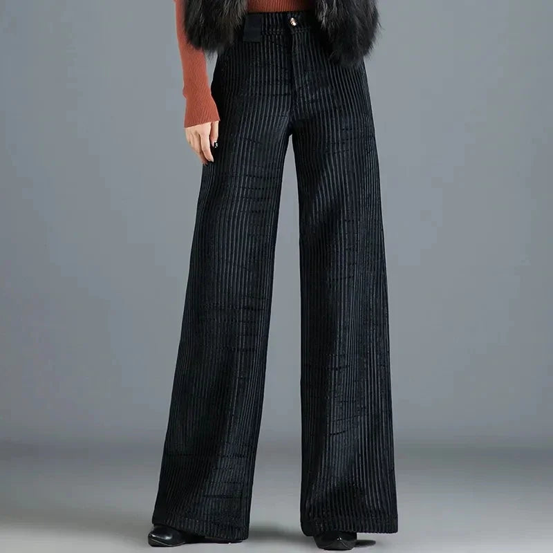 Maren | Cordhose aus Samtcord mit leichtem Flare