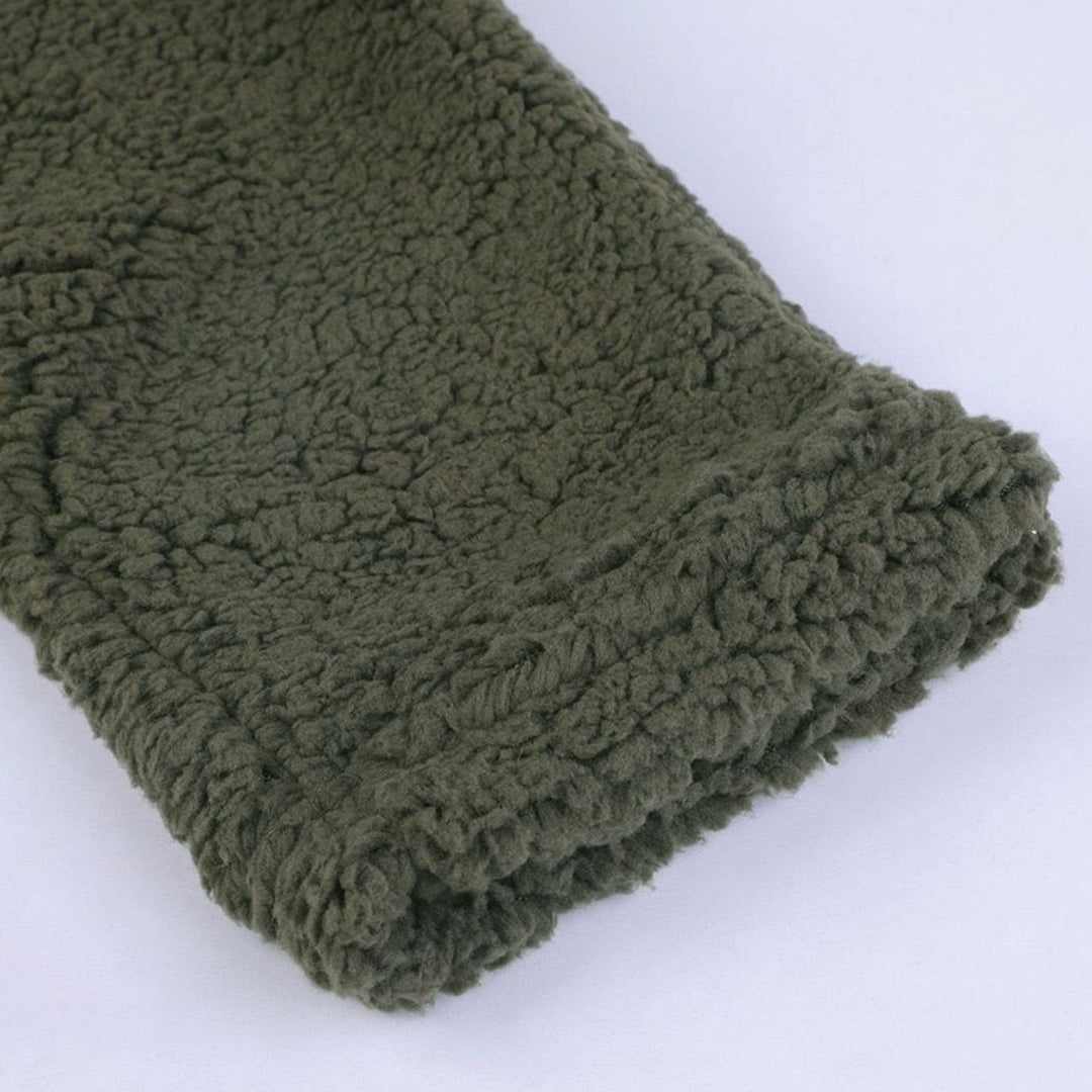 Henrietta | Oversized Teddymantel mit Kapuze und Reißverschluss