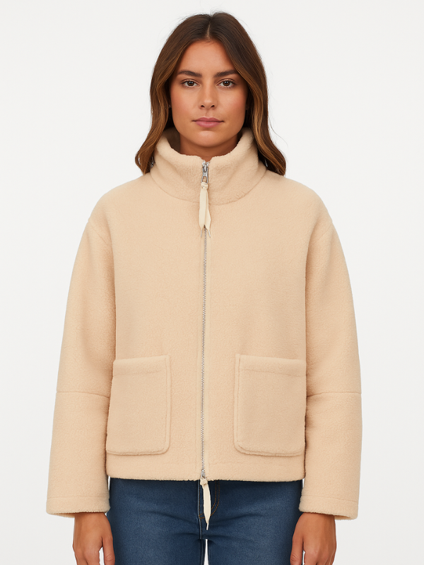 Adele | Oversized Sherpa-Fleecejacke