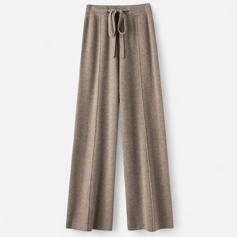 Valeska | Weit geschnittene Strickhose aus Wolle