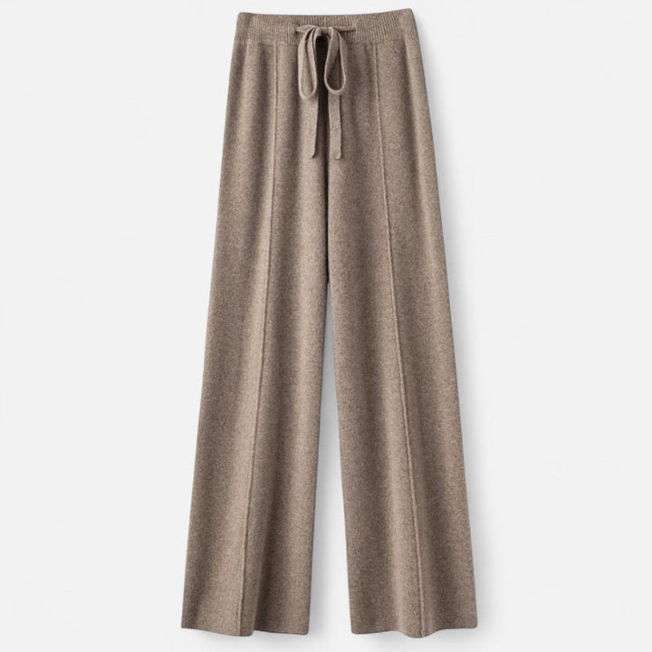 Valeska | Weit geschnittene Strickhose aus Wolle