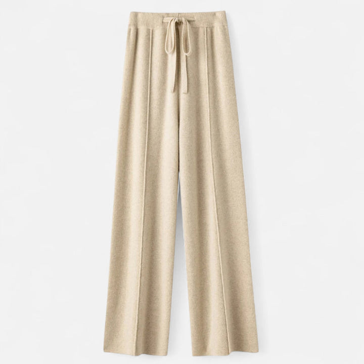 Valeska | Weit geschnittene Strickhose aus Wolle