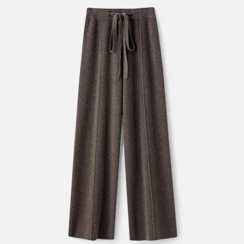 Valeska | Weit geschnittene Strickhose aus Wolle